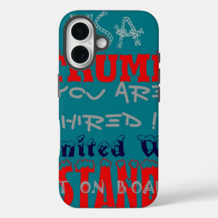 USA Trump: Je bent aangenomen! United We Stand Art iPhone 16 Hoesje
