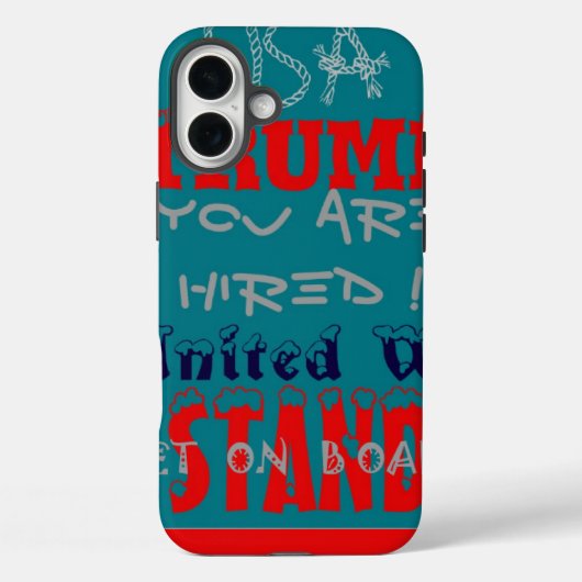 USA Trump: Je bent aangenomen! United We Stand Art Case-Mate iPhone Case (Achterkant)