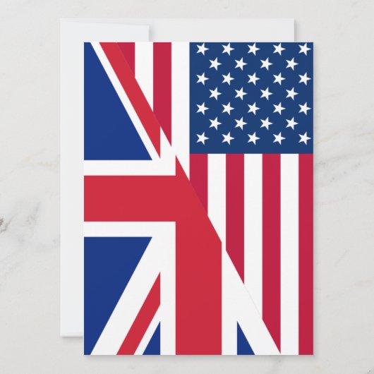 usa uk Uitnodiging (Achterkant)