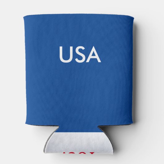 USA Uncle Sam Patriottische Koelbox Blikjeskoeler (Achterkant)