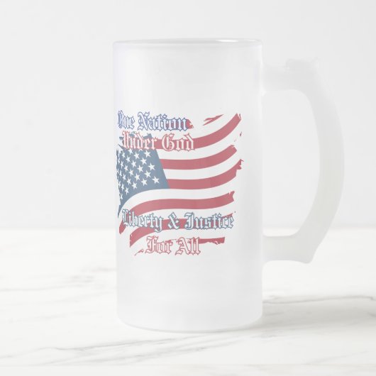 USA Une nation sous Dieu Stein Mug (Droit)