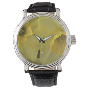 USA, Utah, Cache Valley Daffodils Horloge
