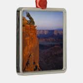 USA, Utah, Dead Horse Point SP. Late lichtbochten Metalen Ornament (Rechts)