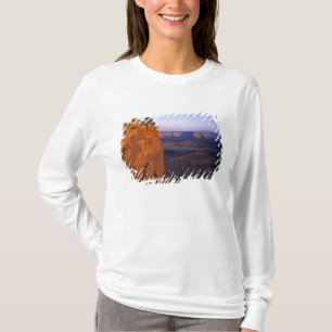 USA, Utah, Dead Horse Point SP. Late lichtbochten T-shirt