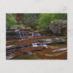 USA, Utah, Zion National Park. Schilderachtig van Briefkaart