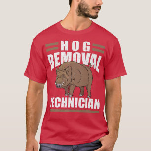 USA Varkensverwijderingstechnicus Varkensslachter T-shirt