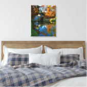 USA, Virginia, Blue Ridge Parkway, Mabry Mill Canvas Afdruk (Insitu (Slaapkamer))