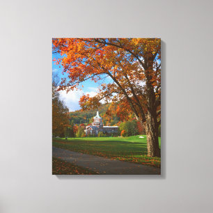 USA, Virginia, Hot Springs, The Homestead Canvas Afdruk