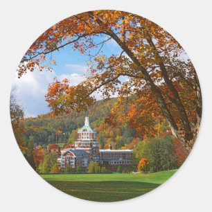 USA, Virginia, Hot Springs, The Homestead Ronde Sticker