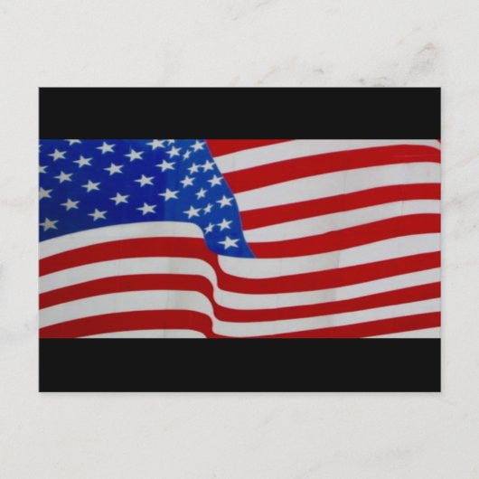 usa-vlag briefkaart (Voorkant)