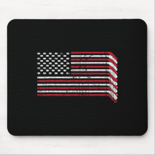 Usa Vlag Hockeysticks Amerikaanse Trots 4 juli  Muismat