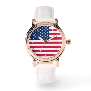 USA-vlag horloge