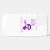 Usa-vlag Itp Paarse lint Immuuntrombocytopenie Case-Mate iPhone Case (Achterkant (horizontaal))