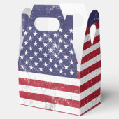 USA Vlag Patriottisch Amerikaans Rood Wit Blauw Bedankdoosjes (Geopend)