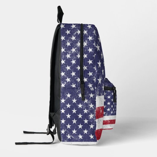 USA Vlag Patriottisch Amerikaans Rood Wit Blauw Bedrukte Rugzak