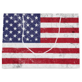  USA Vlag Patriottisch Amerikaans Rood Wit Blauw Groot Cadeauzakje (Voorkant)