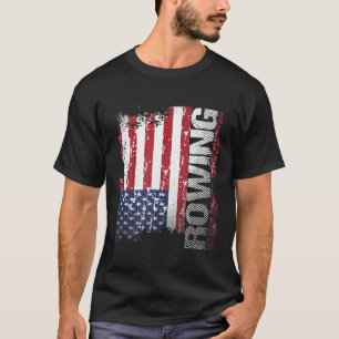 USA Vlag Roeien 1 T-shirt