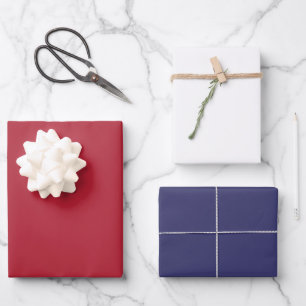 USA Vlag Rood Wit en Blauw Inpakpapier Vel