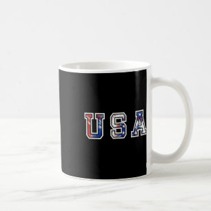 USA vlag T-shirt voor vrouwen 4 juli Memorial Koffiemok