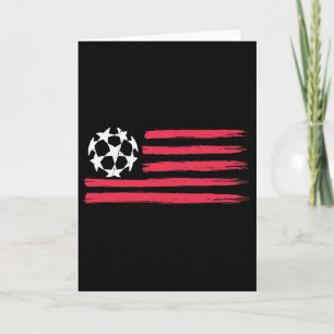 Usa Vlag Voetbal Byll Cool Voetbal Uitrusting Mann Kaart