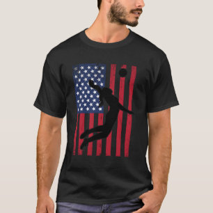 Usa Vlag Volleybal T-shirt