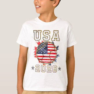 USA Voetbal - Amerikaanse Voetbal Kids Fan Cadeau T-shirt