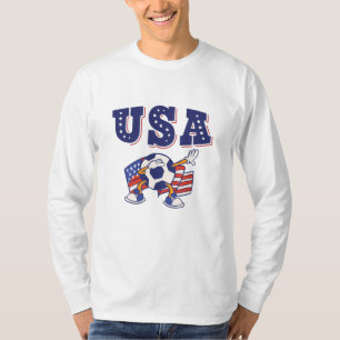 USA Voetbal Fan Jersey Shirt Amerikaanse Vlag
