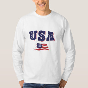 USA Voetbal Fan Jersey Shirt Amerikaanse Vlag