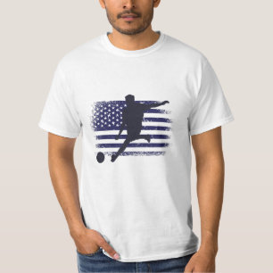 USA Voetbal Fan Jersey Shirt Amerikaanse Vlag