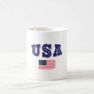 USA Voetbal Fan Jersey Shirt Amerikaanse Vlag Koffiemok
