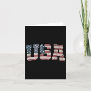 Usa Vs Vlag Patriottisch 4 Juli Amerika Vrouwen Gi Kaart