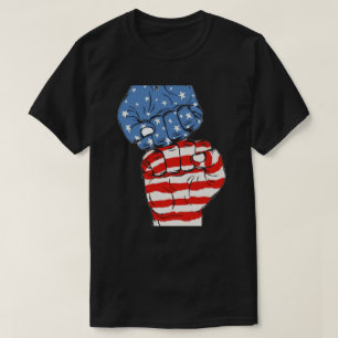 USA vuisten T-shirt
