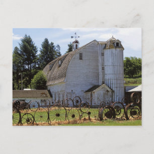 USA, Washington, Pullman, Barn Briefkaart