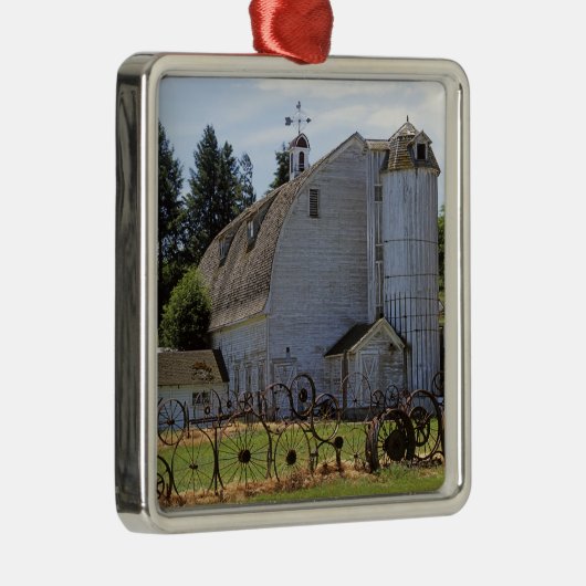 USA, Washington, Pullman, Barn Metalen Ornament (Rechts)