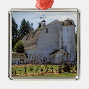 USA, Washington, Pullman, Barn Metalen Ornament