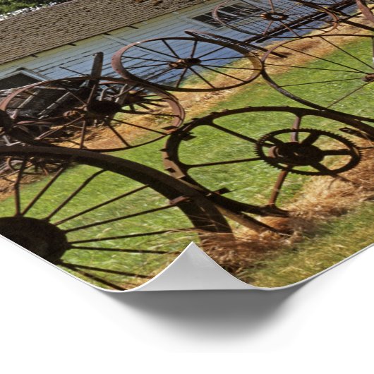 USA, Washington, Pullman, Barn Poster (Hoek)