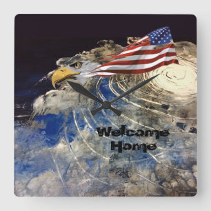 USA Whirling Earth klok