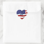 USA-With Love_ Hart Sticker (Tas)