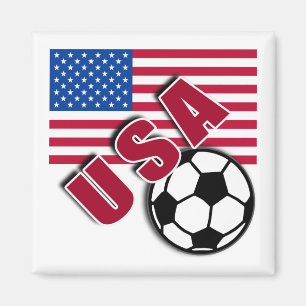 USA World Soccer Fan Tshirts Magneet