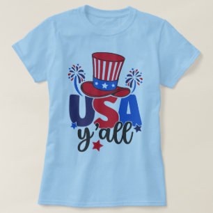 USA Y'all T-shirt voor dames
