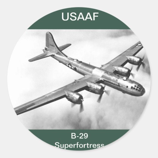 USAAF B-29 Superfort Sticker (Voorkant)
