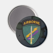 USACAPOC 1ère spéciale Ops patch Magnet (Recto/Verso)