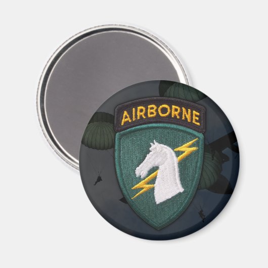 USACAPOC 1ère spéciale Ops patch Magnet (Recto/Verso)