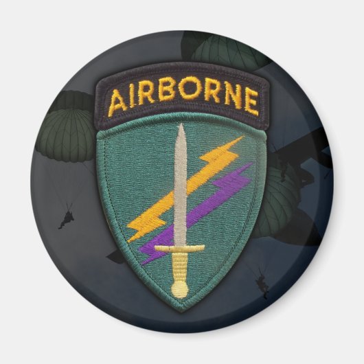 USACAPOC 1st Special Ops patch Magnet Magneet (Voorkant)