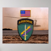 USACAPOC(A) 1e speciale Ops Vets patch Poster (Voorkant)