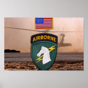 USACAPOC(A) 1e speciale Ops Vets patch Poster