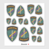 USACAPOC(A) Army Civil Affairs Contour Sticker (Vel)