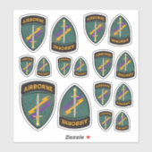 USACAPOC(A) Army Civil Affairs Contour Sticker (Vel)