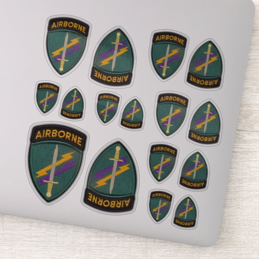 USACAPOC(A) Army Civil Affairs Contour Sticker (Detail)