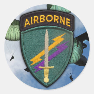 USACAPOC(A) Special Ops Pysop Ronde Sticker
